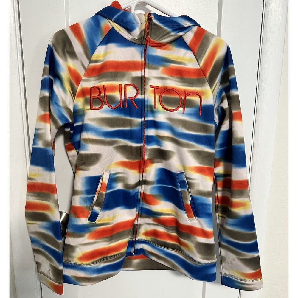Womens Burton Dryride Full Zip Fleece lined Hoodie Snowboard Jacket  Size Medium